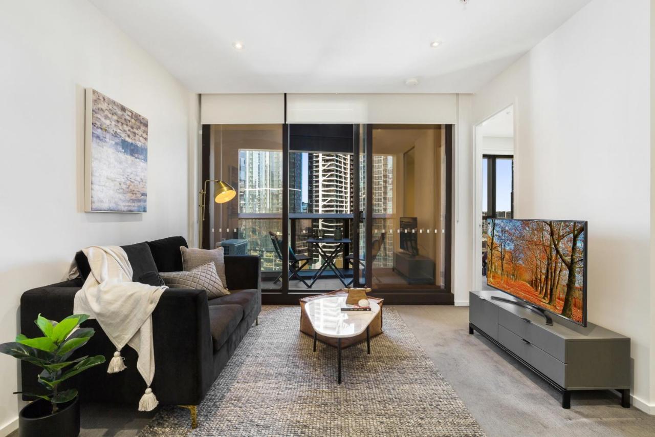 Stylish 2-Bed Apartment Near Southbank Restaurants Melbourne Exterior photo