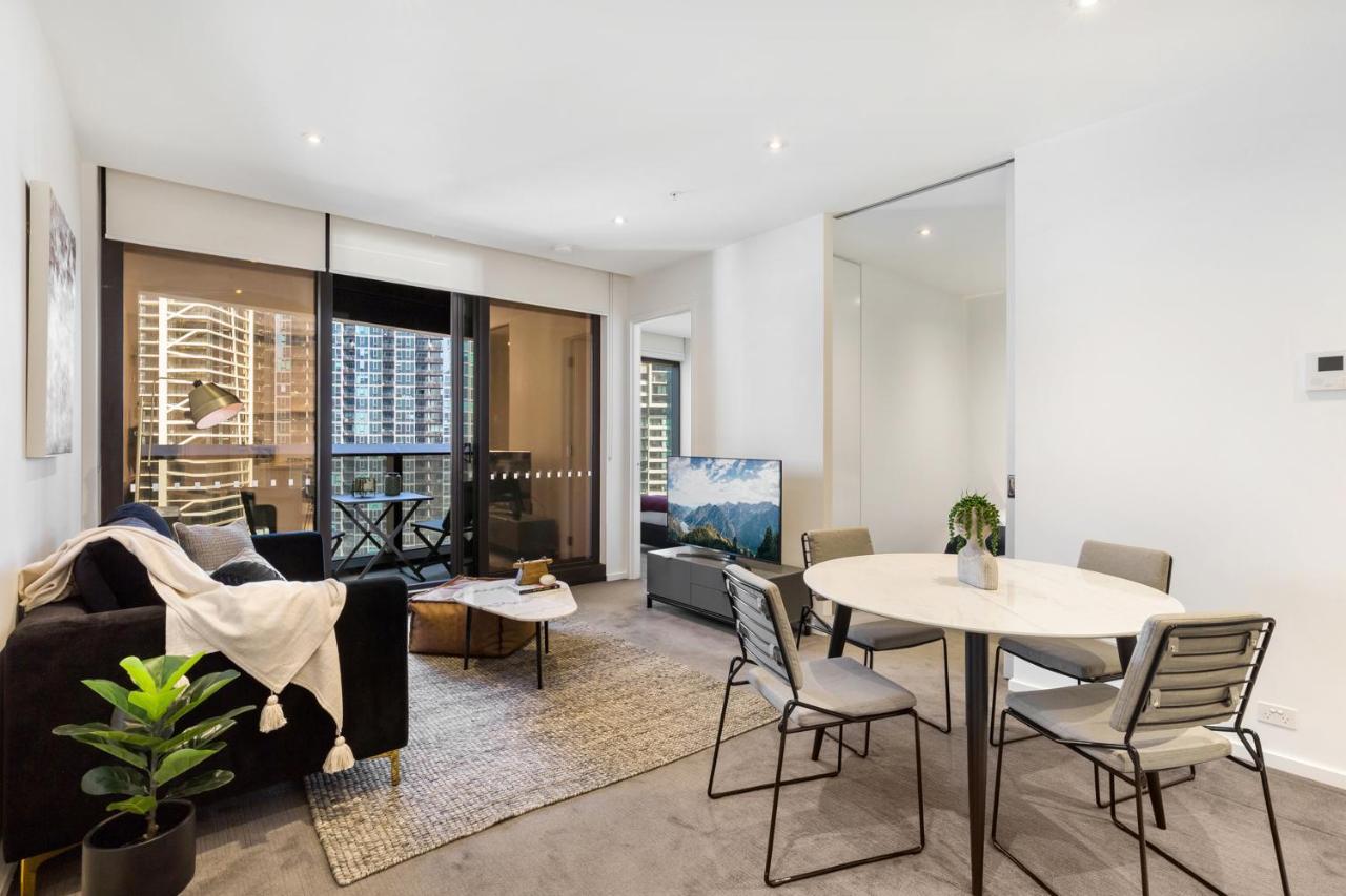 Stylish 2-Bed Apartment Near Southbank Restaurants Melbourne Exterior photo